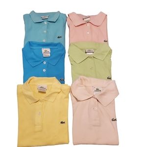 Lacoste Women's Collar Polo TShirt Size 34-38